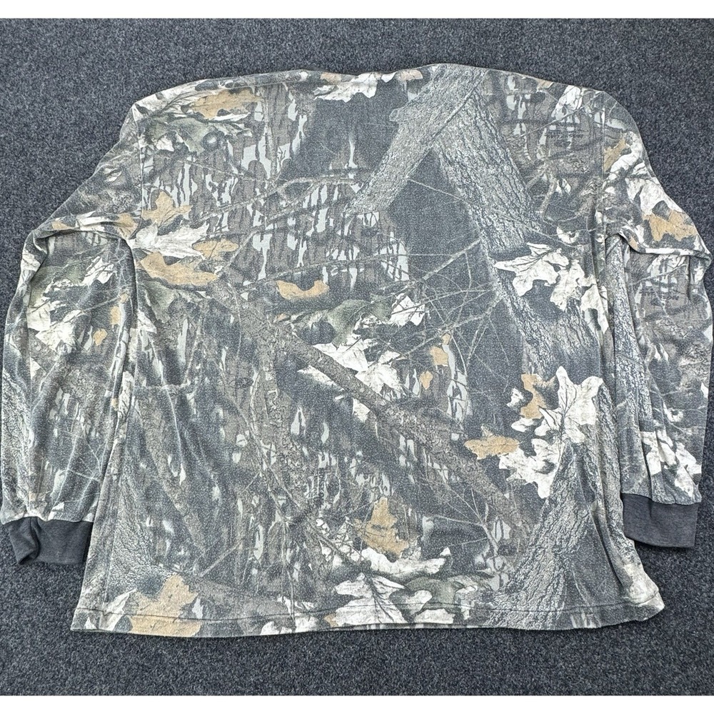 Contain Camo Long Sleeve Shirt XXL Made in USA Hunting Coolmax Realtree Style - Picture 4 of 7